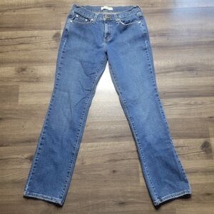 Levi’s 505 Straight Leg Regular Wash Blue Jeans Size 6